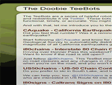 Tablet Screenshot of doobie.com